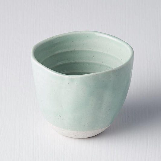 Light Teal Lopsided Tea Mug