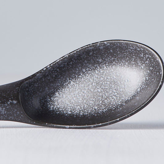 Matte Black Ceramic Spoon