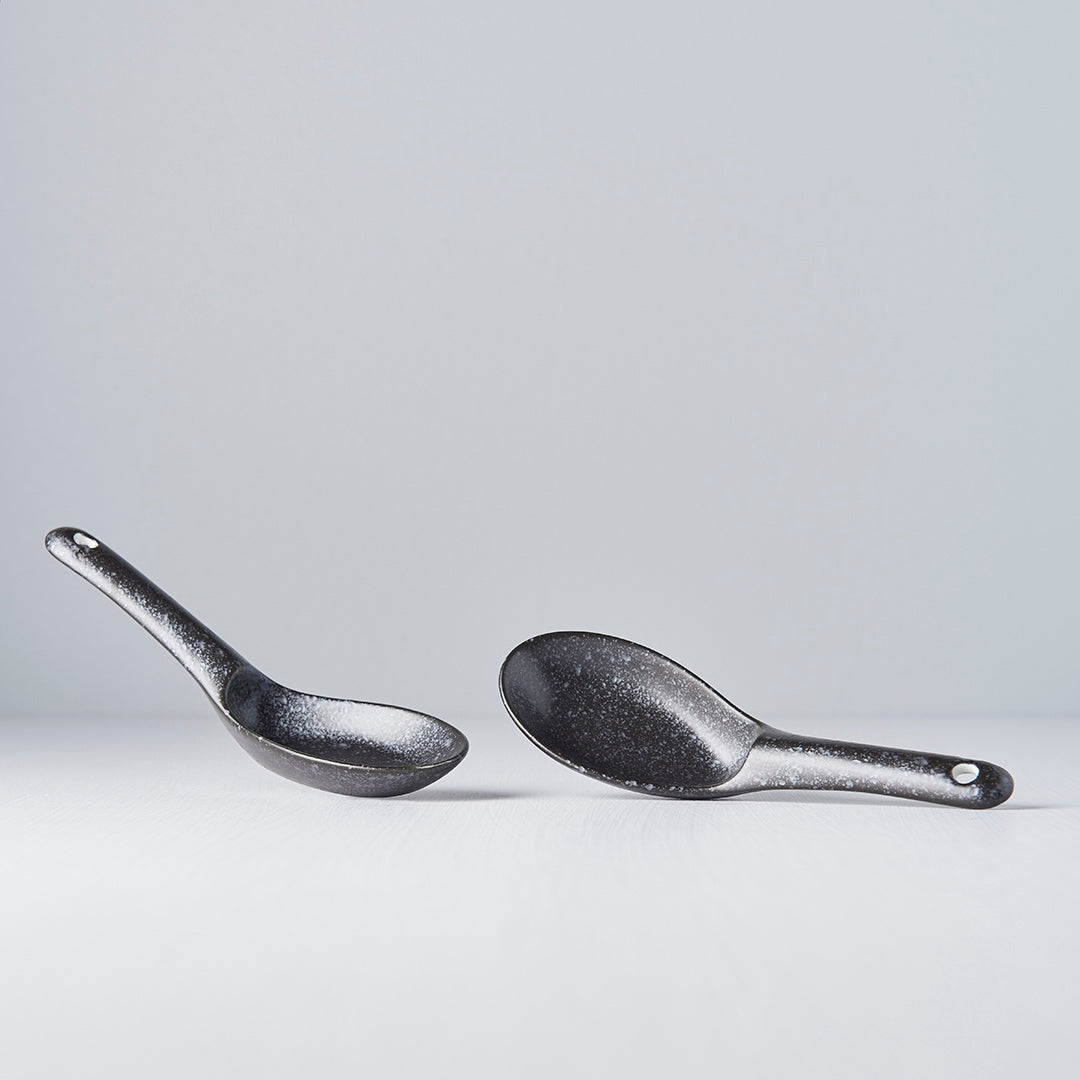 Matte Black Ceramic Spoon