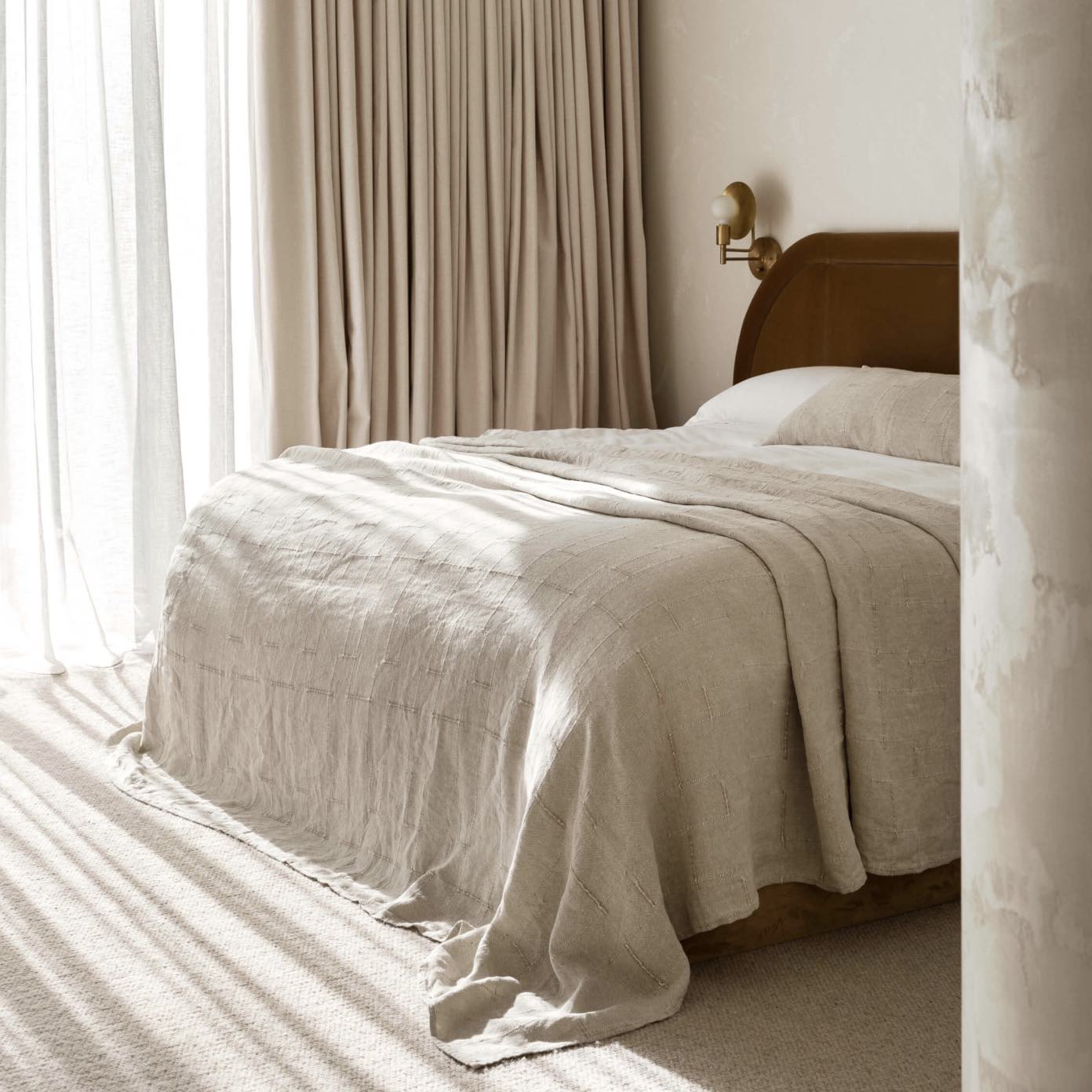 Palermo Natural - Lumbar Cushion Cover