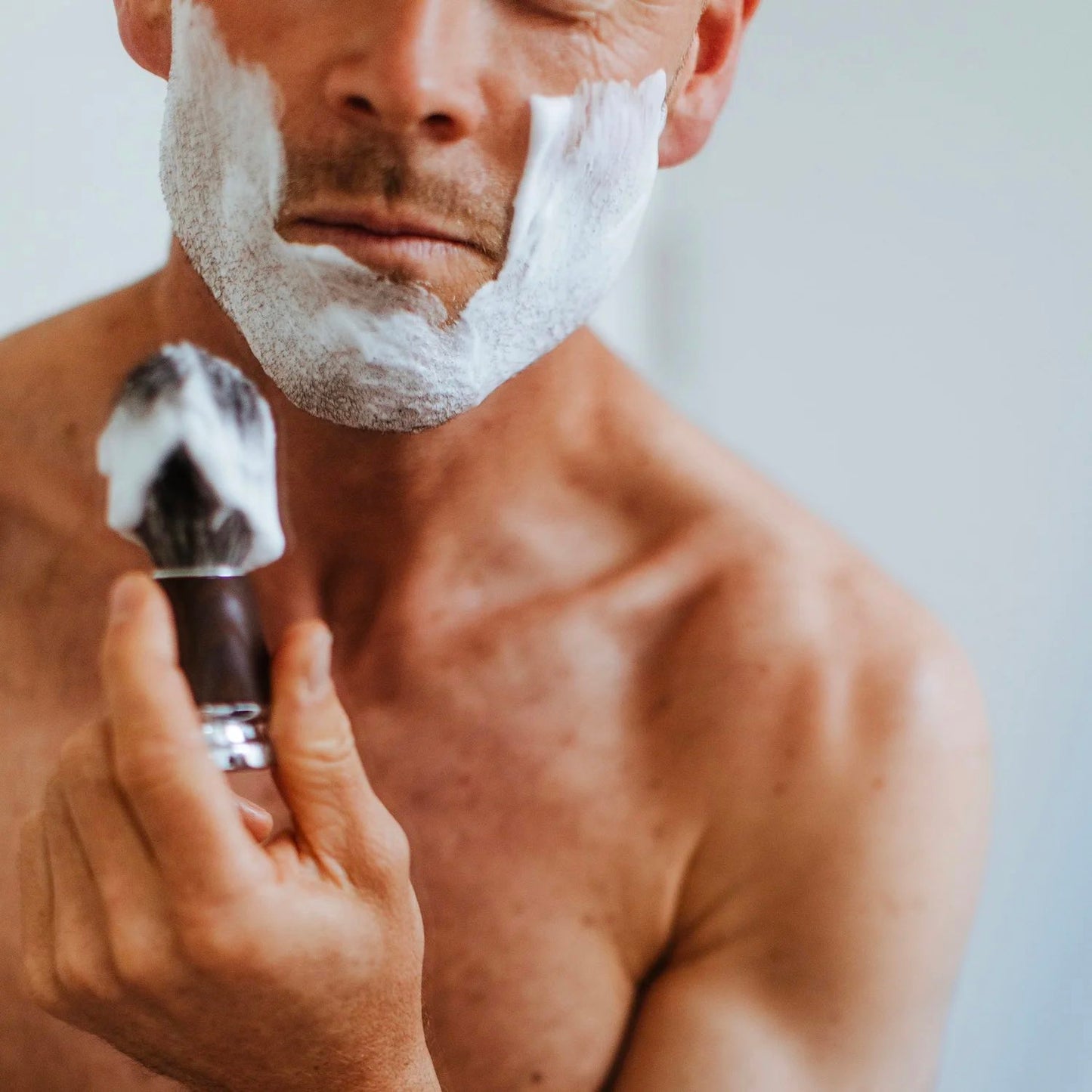 Shaving Soap - Stainless Steel Dish