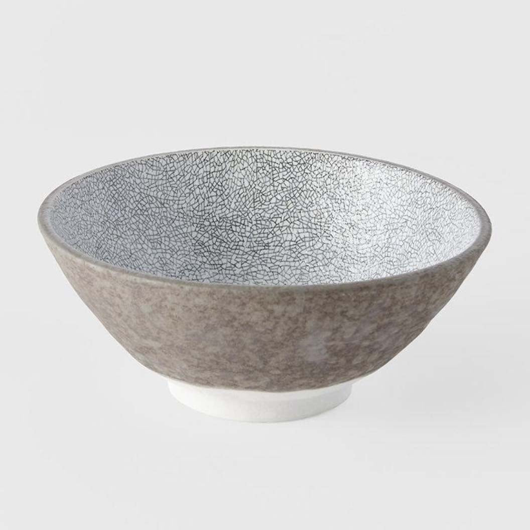 Crazed Grey Udon Bowl