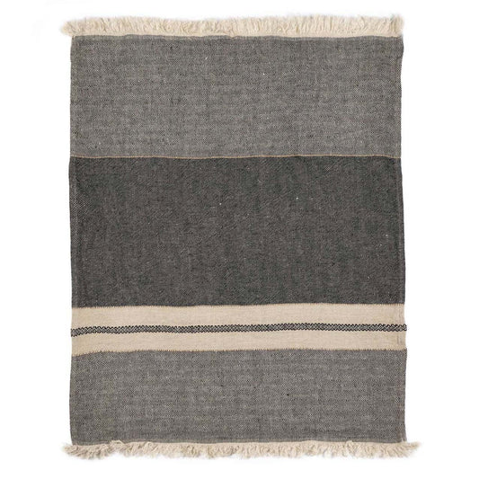 Tack Stripe Belgian Stripe Throw